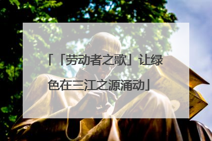 「劳动者之歌」让绿色在三江之源涌动