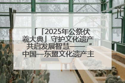 「2025年公祭伏羲大典」守护文化遗产 共启发展智慧——“中国—东盟文化遗产主题对话”侧记