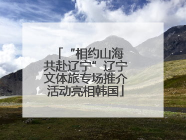 “相约山海 共赴辽宁”辽宁文体旅专场推介活动亮相韩国