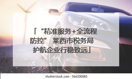 “精准服务+全流程防控” 莱西市税务局护航企业行稳致远