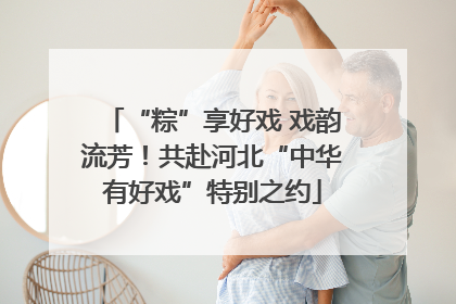 “粽”享好戏 戏韵流芳！共赴河北“中华有好戏”特别之约