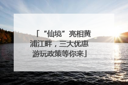 “仙境”亮相黄浦江畔，三大优惠游玩政策等你来