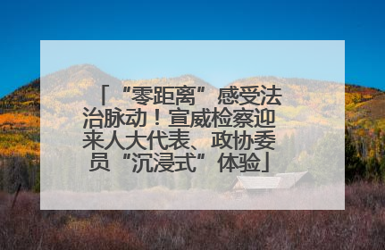 “零距离”感受法治脉动！宣威检察迎来人大代表、政协委员“沉浸式”体验