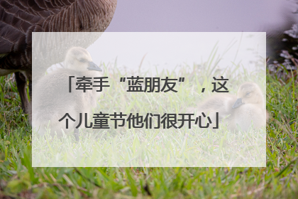 牵手“蓝朋友”，这个儿童节他们很开心