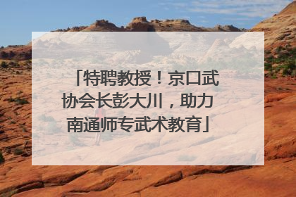 特聘教授！京口武协会长彭大川，助力南通师专武术教育