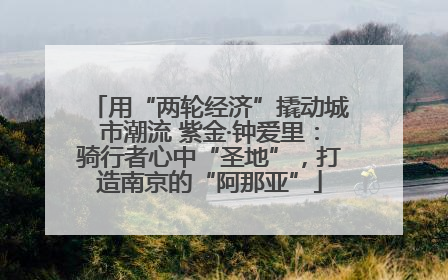用“两轮经济”撬动城市潮流 紫金·钟爱里：骑行者心中“圣地”，打造南京的“阿那亚”