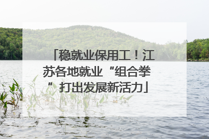 稳就业保用工！江苏各地就业“组合拳”打出发展新活力