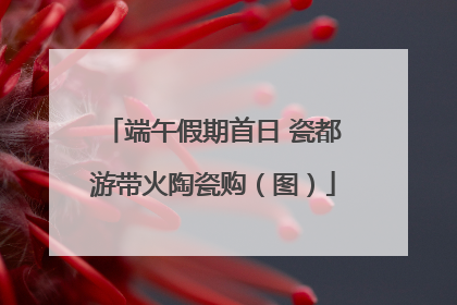 端午假期首日 瓷都游带火陶瓷购（图）