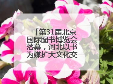 第31届北京国际图书博览会落幕，河北以书为媒扩大文化交流“朋友圈”