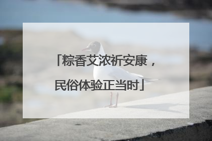 粽香艾浓祈安康，民俗体验正当时