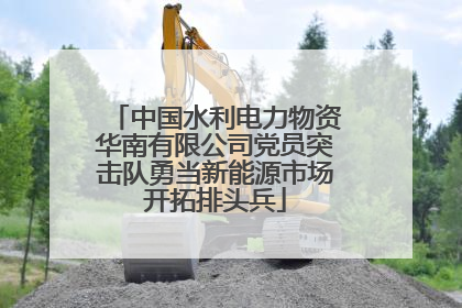 中国水利电力物资华南有限公司党员突击队勇当新能源市场开拓排头兵