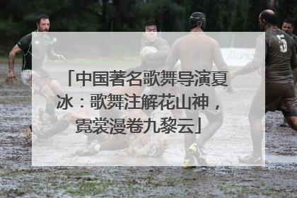 中国著名歌舞导演夏冰：歌舞注解花山神，霓裳漫卷九黎云