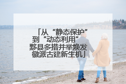 从“静态保护”到“动态利用” 黟县多措并举焕发徽派古建新生机