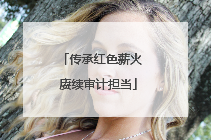 传承红色薪火 赓续审计担当