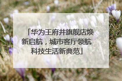 华为王府井旗舰店焕新启航，城市客厅领航科技生活新典范