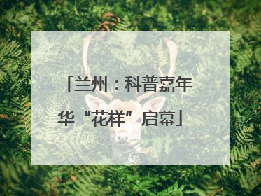 兰州：科普嘉年华“花样”启幕