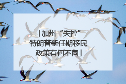 加州“失控” 特朗普新任期移民政策有何不同