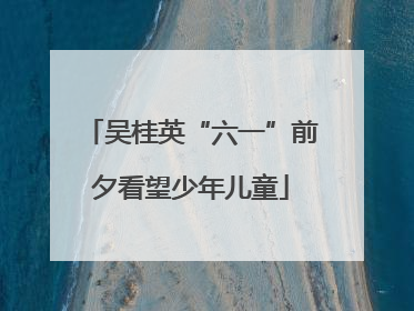 吴桂英“六一”前夕看望少年儿童