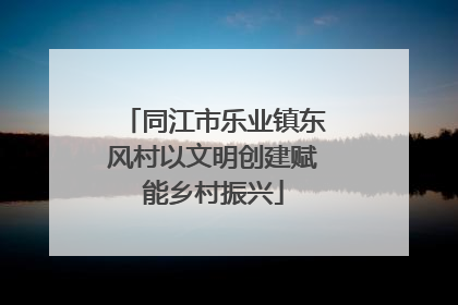 同江市乐业镇东风村以文明创建赋能乡村振兴