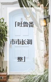 吐鲁番市市长调整