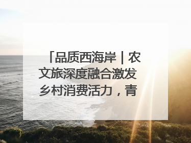 品质西海岸｜农文旅深度融合激发乡村消费活力，青岛西海岸新区的乡村振兴实践