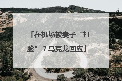 在机场被妻子“打脸”？马克龙回应