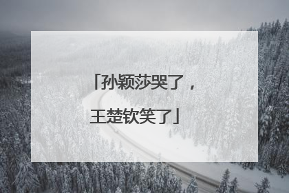 孙颖莎哭了，王楚钦笑了