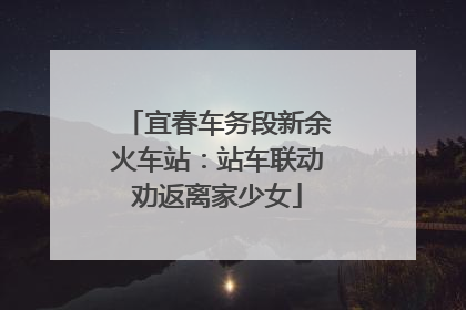 宜春车务段新余火车站：站车联动劝返离家少女