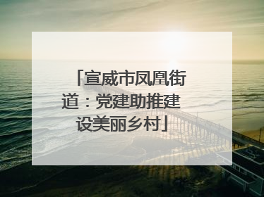 宣威市凤凰街道：党建助推建设美丽乡村