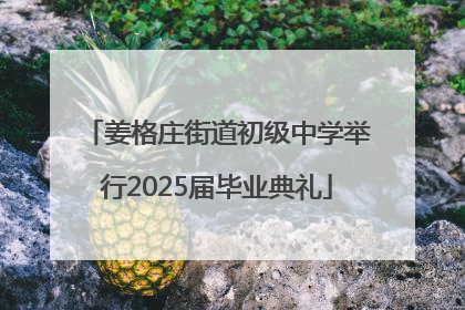 姜格庄街道初级中学举行2025届毕业典礼