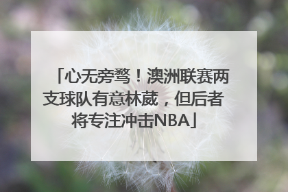 心无旁骛！澳洲联赛两支球队有意林葳，但后者将专注冲击NBA