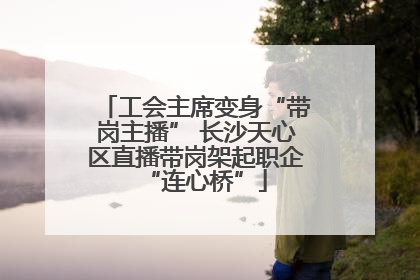 工会主席变身“带岗主播” 长沙天心区直播带岗架起职企“连心桥”