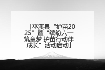巫溪县“护苗2025”暨“缤纷六一筑童梦 护苗行动伴成长”活动启动