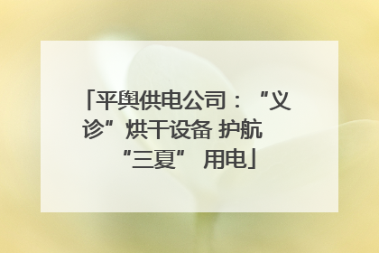 平舆供电公司：“义诊”烘干设备 护航 “三夏” 用电