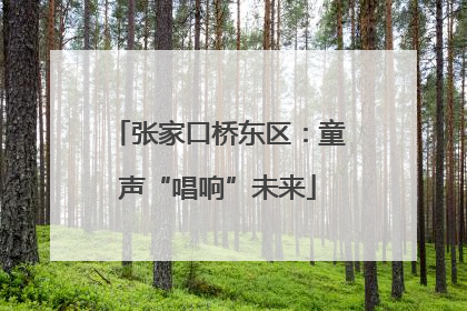 张家口桥东区：童声“唱响”未来