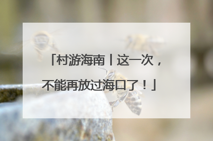 村游海南丨这一次，不能再放过海口了！