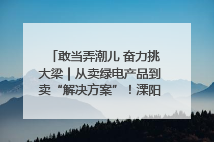 敢当弄潮儿 奋力挑大梁｜从卖绿电产品到卖“解决方案”！溧阳立足产业优势建成五大微电网示范项目