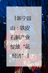 新宁崀山：铁皮石斛产业绽放“花经济”