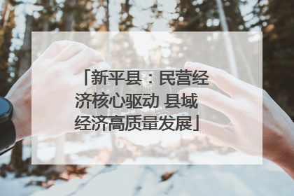 新平县：民营经济核心驱动 县域经济高质量发展