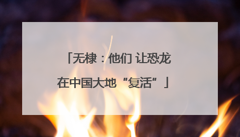 无棣：他们 让恐龙在中国大地“复活”