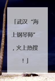 武汉“海上钢琴师”，火上热搜！
