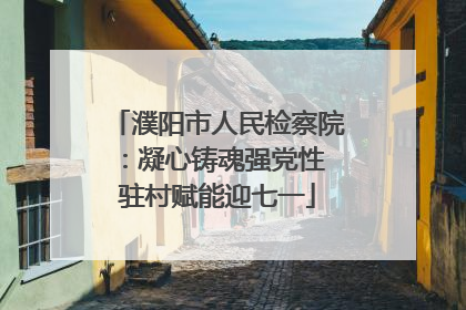 濮阳市人民检察院：凝心铸魂强党性 驻村赋能迎七一