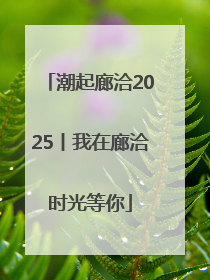 潮起廊洽2025丨我在廊洽时光等你