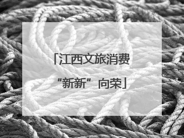 江西文旅消费“新新”向荣