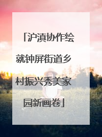 沪滇协作绘就钟屏街道乡村振兴秀美家园新画卷