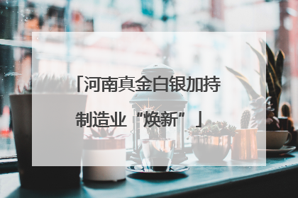 河南真金白银加持制造业“焕新”