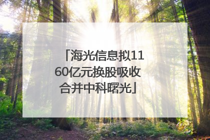 海光信息拟1160亿元换股吸收合并中科曙光