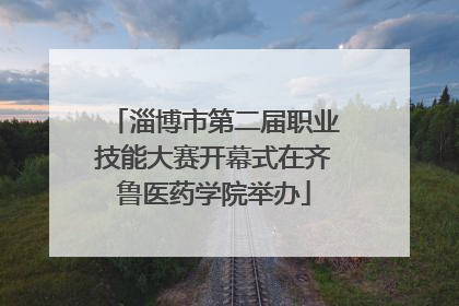 淄博市第二届职业技能大赛开幕式在齐鲁医药学院举办
