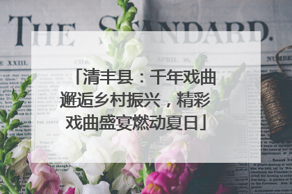 清丰县：千年戏曲邂逅乡村振兴，精彩戏曲盛宴燃动夏日