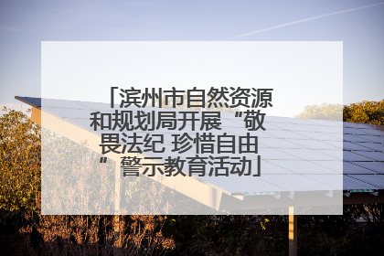 滨州市自然资源和规划局开展“敬畏法纪 珍惜自由”警示教育活动